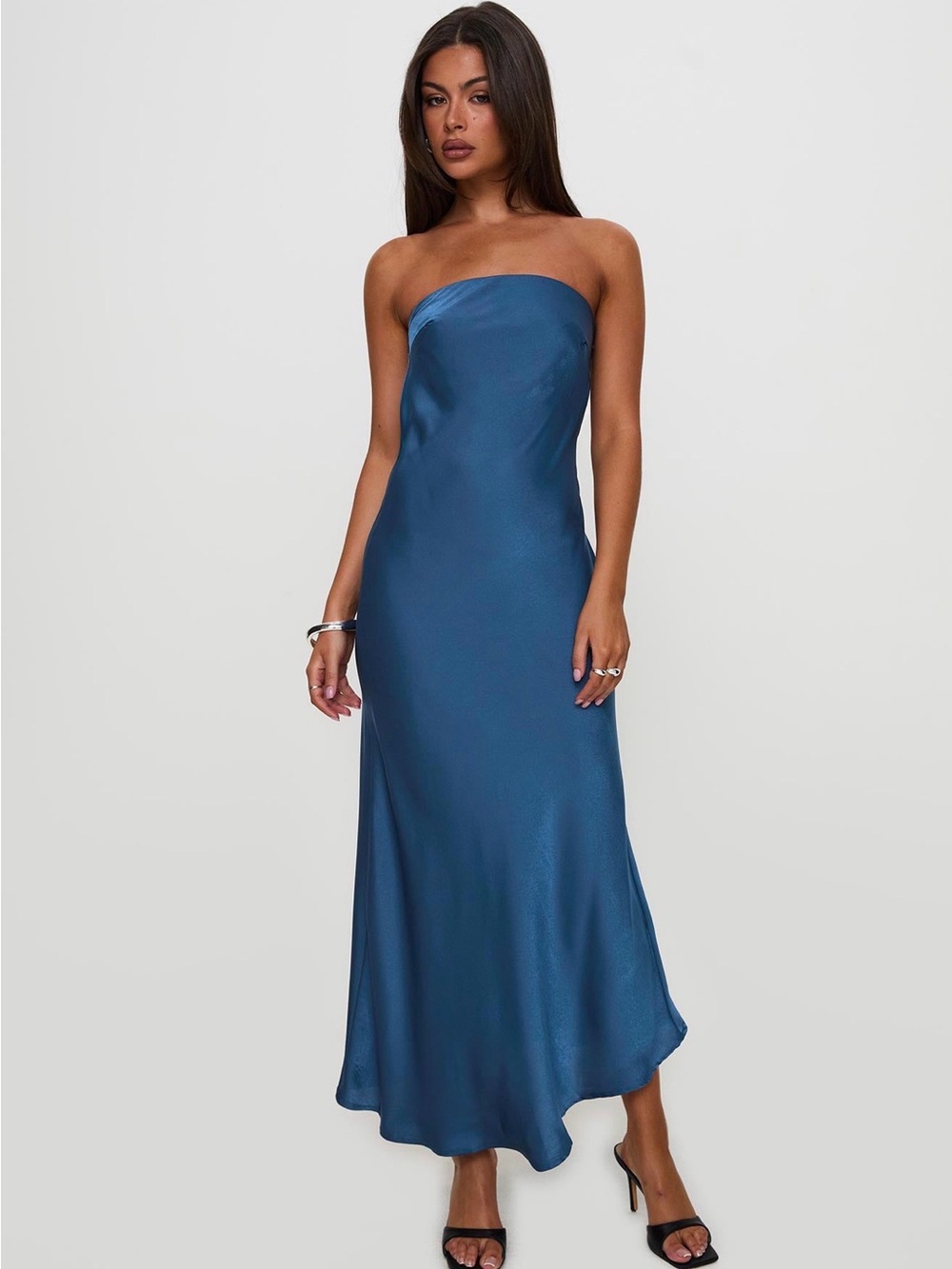 Princess Polly Haley Maxi Dres Mid Blue